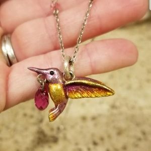 Brighton Marvels hummingbird necklace